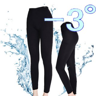 MEGA COOUV 夏の雪 マイナス3° 99.99％紫外線カット レギンス