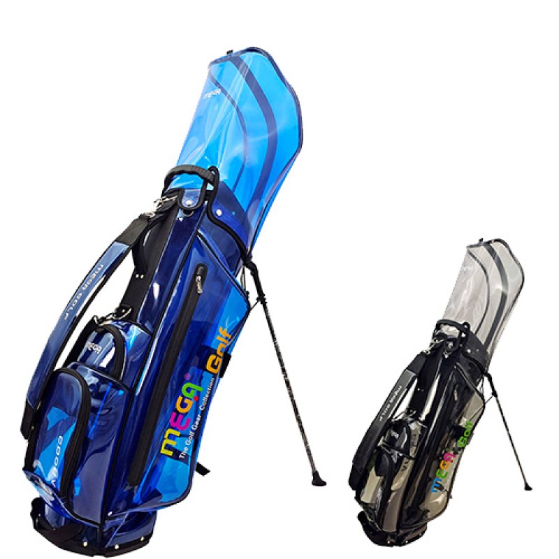 メガゴルフ シースルー スケルトン キャディバッグ スタンド式