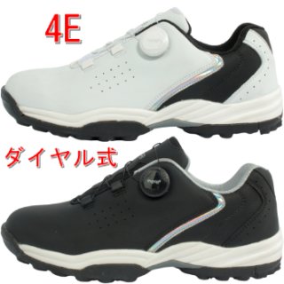 MEGA JAPAN 幅広 4E ダイヤル式 メガゴルフ フリーロック