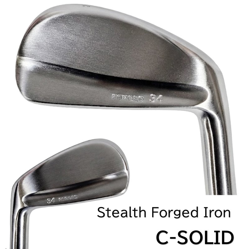 広田ゴルフ ステルスチッパー C-SLID フォージド 軟鉄鍛造 サテンメッキ仕上げ アイアンのようなチッパー