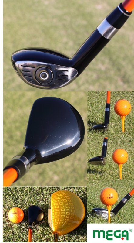MEGA JAPAN 極小 ミニヘッド ドライバー メガゴルフ EQ トレーナー 極小ヘッド ドライバー スイング練習器具 ゴルフ練習器具