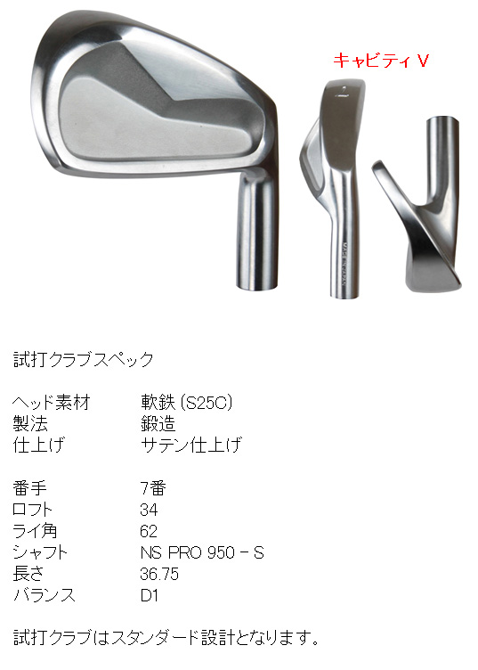 広田ゴルフ 試打クラブ ハンドメイド フォージド 国産 市川 地クラブ