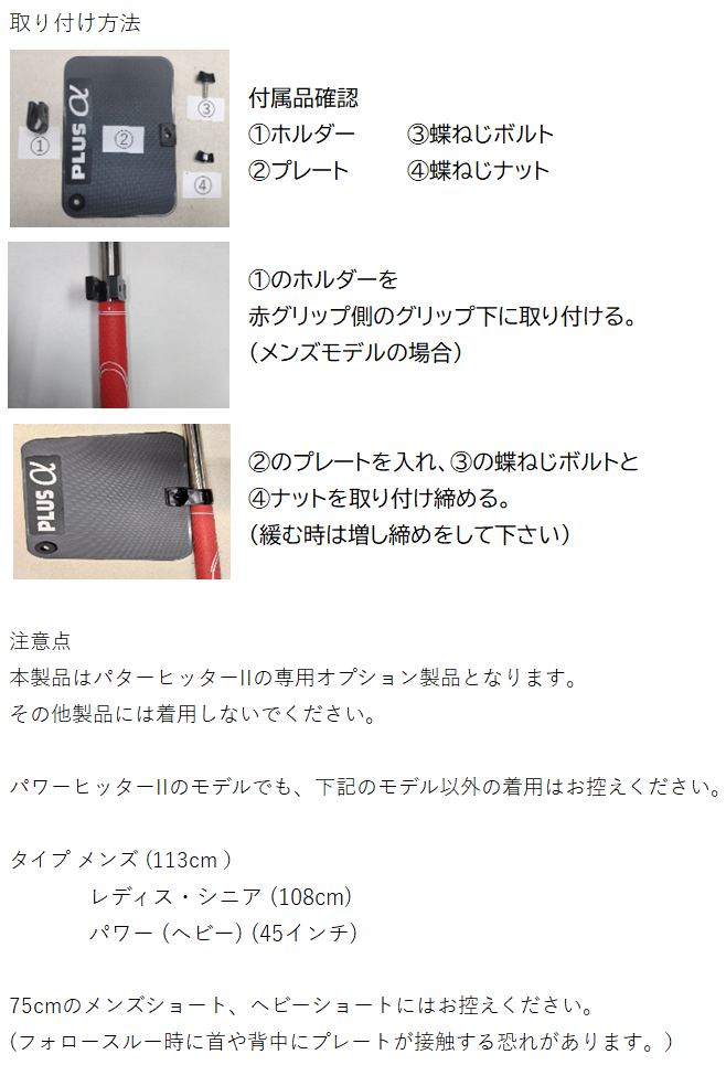 広田ゴルフ ロジャーキング パターヒッター2 プラスアルファ